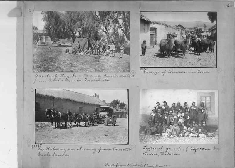 Mission Photograph Album - South America O.P. #1 page 0065