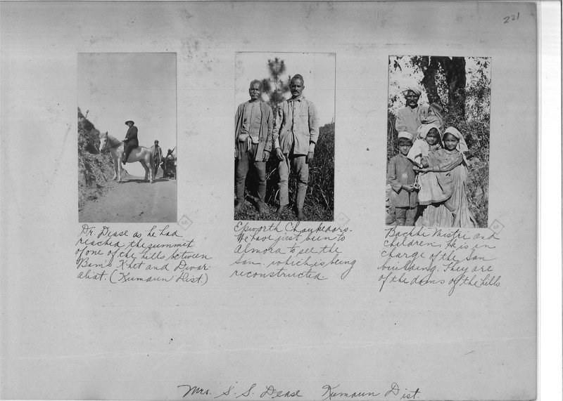 Mission Photograph Album - India - O.P. #02 Page 0221