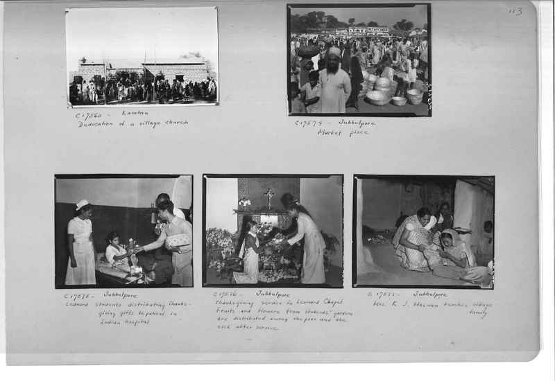 Mission Photograph Album - India #15 Page 0113
