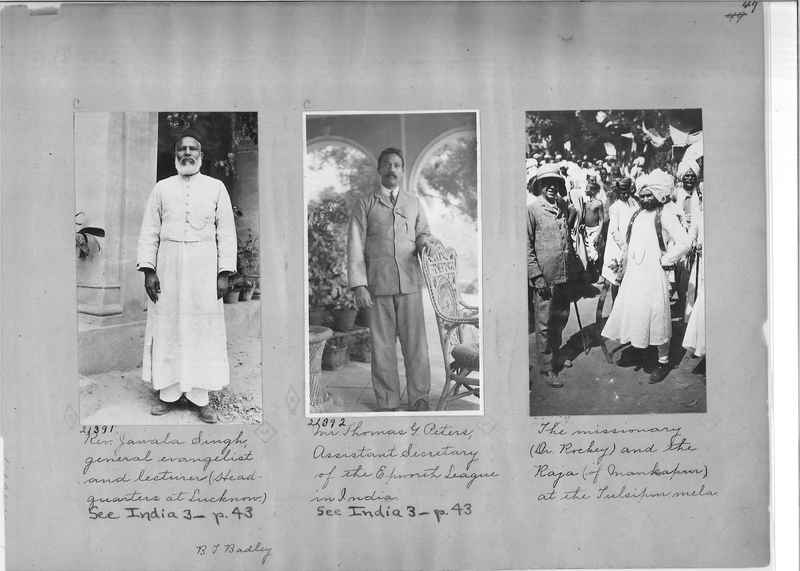 Mission Photograph Album - India - O.P. #01 Page 0047