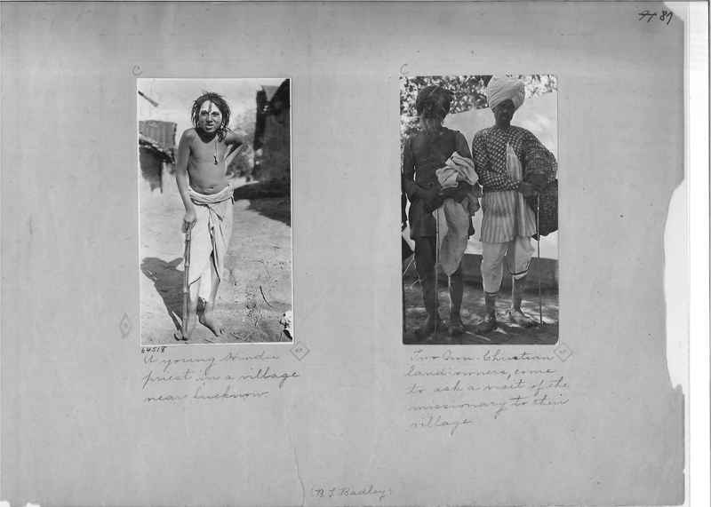 Mission Photograph Album - India - O.P. #01 Page 0087