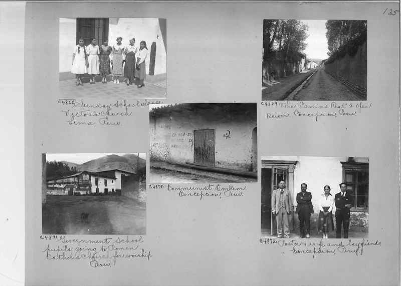 Misson Photograph Album - South America #8 page 0135