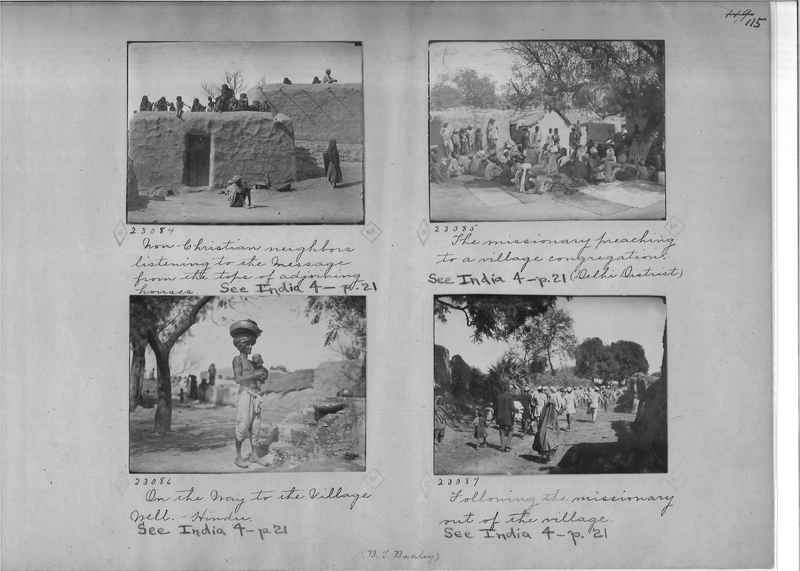 Mission Photograph Album - India - O.P. #01 Page 0115