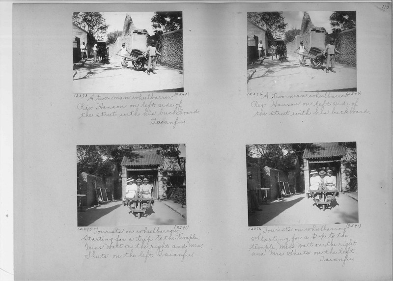 Mission Photograph Album - China #3 page  0113