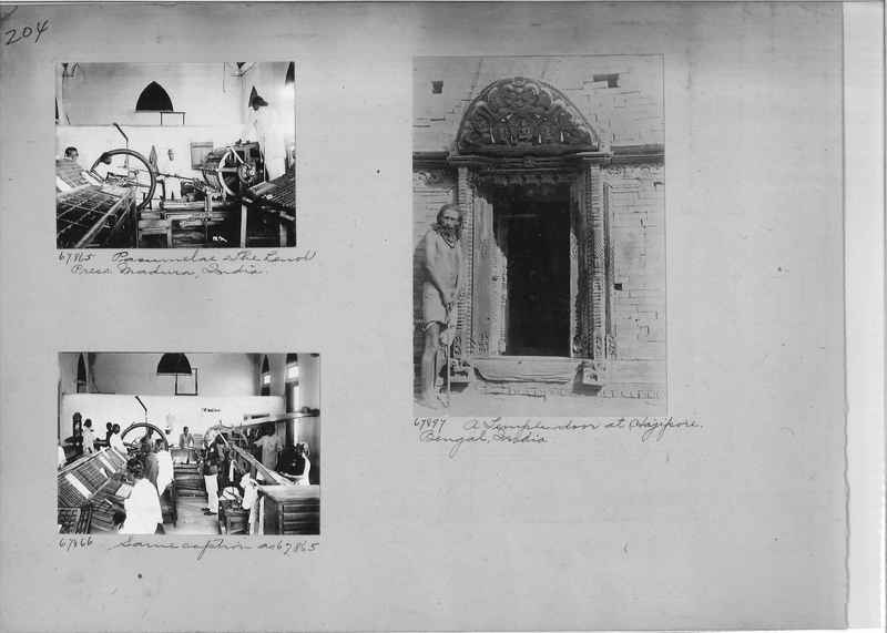 Mission Photograph Album - India #08 Page 0204