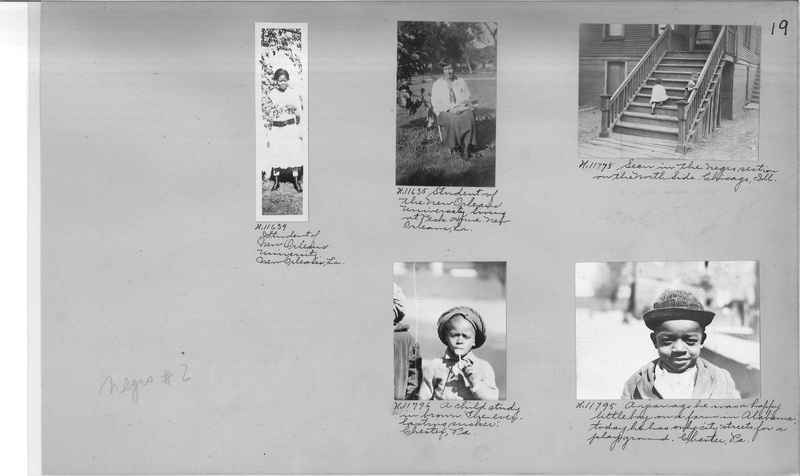 Mission Photograph Album - Negro #2 page 0019
