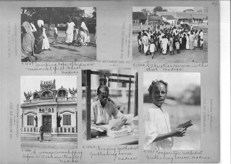 Mission Photograph Album - India #12 Page 0049