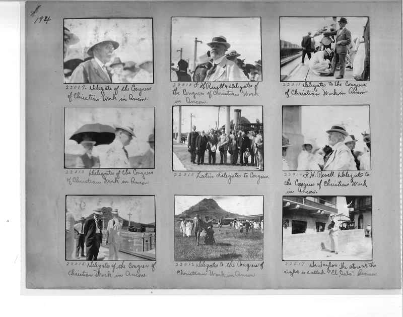 Mission Photograph Album - Panama #1 page  0194