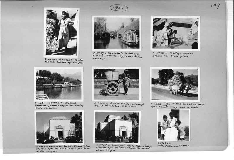 Mission Photograph Album - India #15 Page 0109