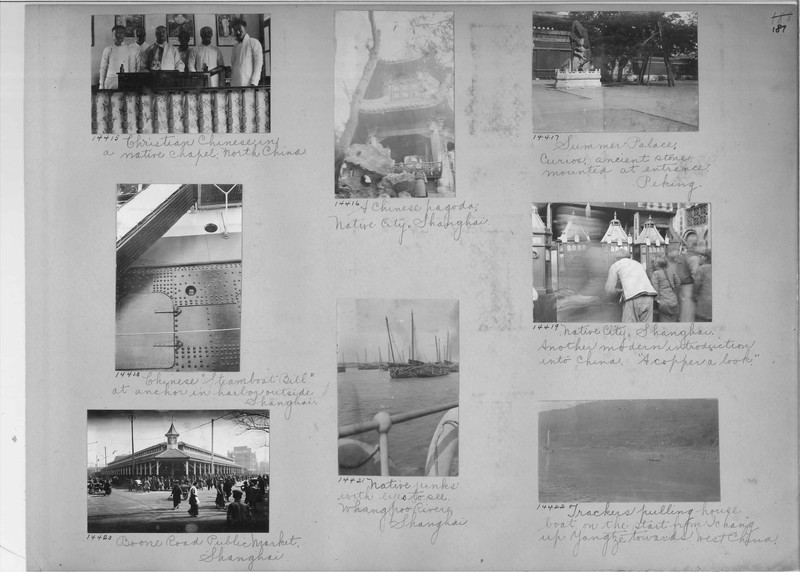 Mission Photograph Album - China #3 page  0187