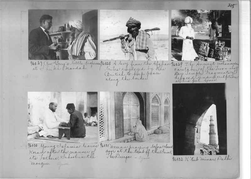 Mission Photograph Album - India #10 Page 0215