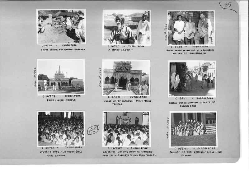 Mission Photograph Album - India #15 Page 0039