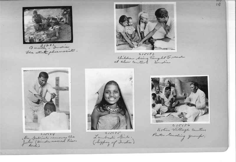 Mission Photograph Album - India #14 Page 0113