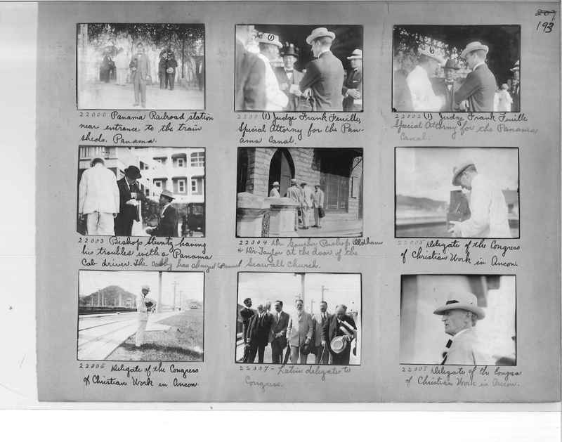 Mission Photograph Album - Panama #1 page  0193