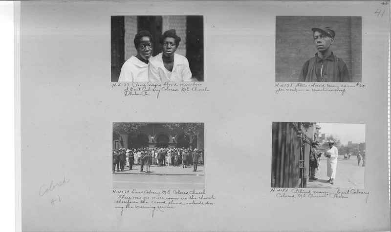 Mission Photograph Album - Negro #1 page 0041