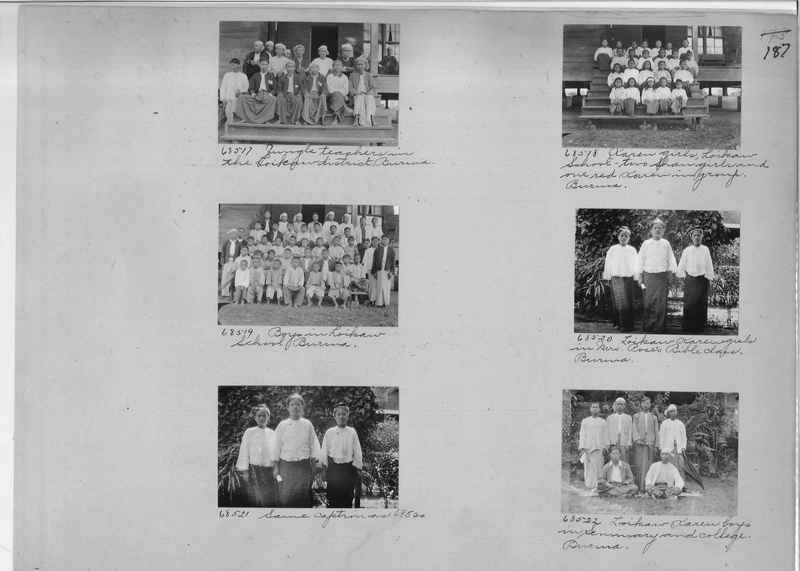 Mission Photograph Album - Burma #1 page 0187