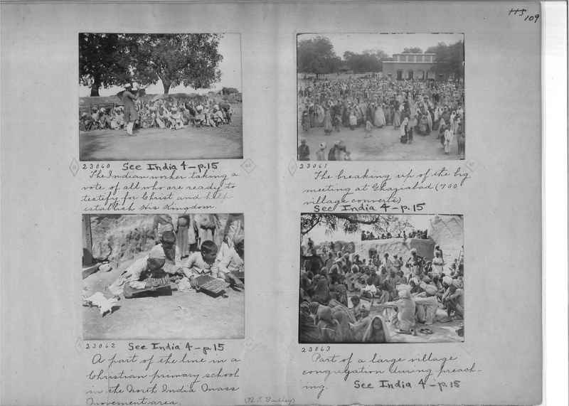 Mission Photograph Album - India - O.P. #01 Page 0109