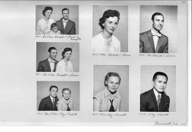 Mission Photograph Album - Portraits #11 Page 0051