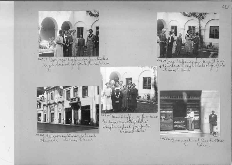 Misson Photograph Album - South America #8 page 0133