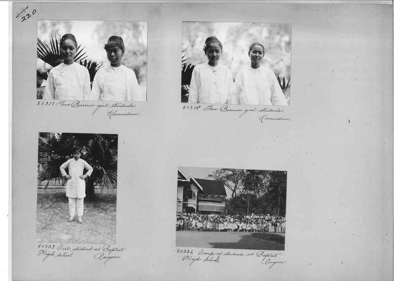 Mission Photograph Album - Burma #1 page 0220