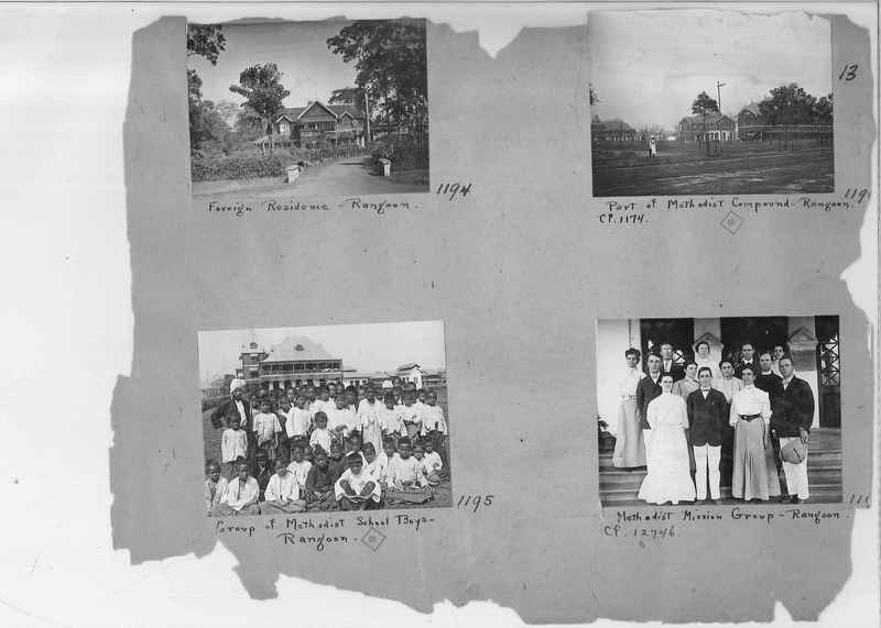 Mission Photograph Album - Burma #1 page 0013