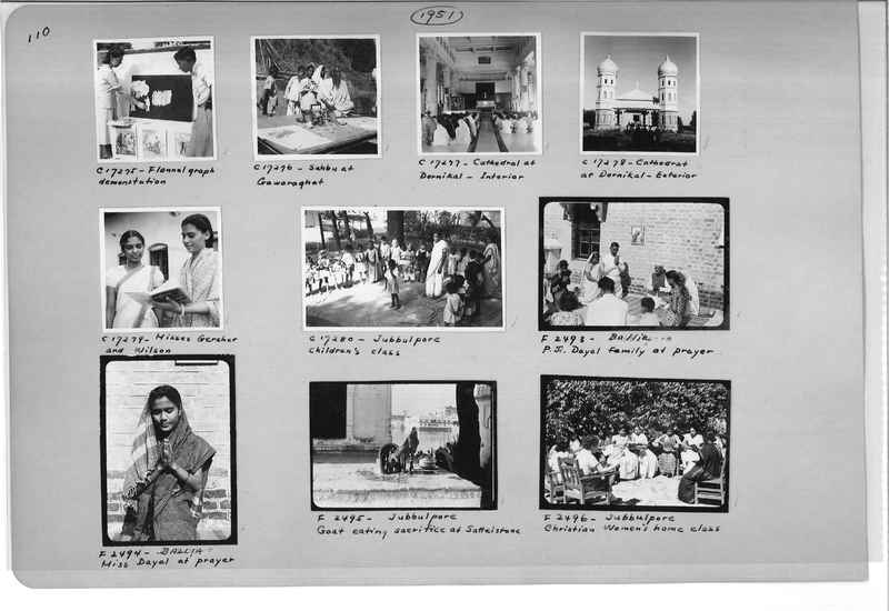 Mission Photograph Album - India #15 Page 0110