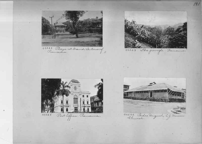 Mission Photograph Album - Panama #02 page 0191
