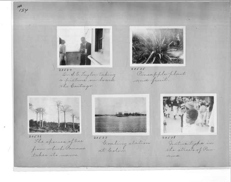 Mission Photograph Album - Panama #1 page  0154