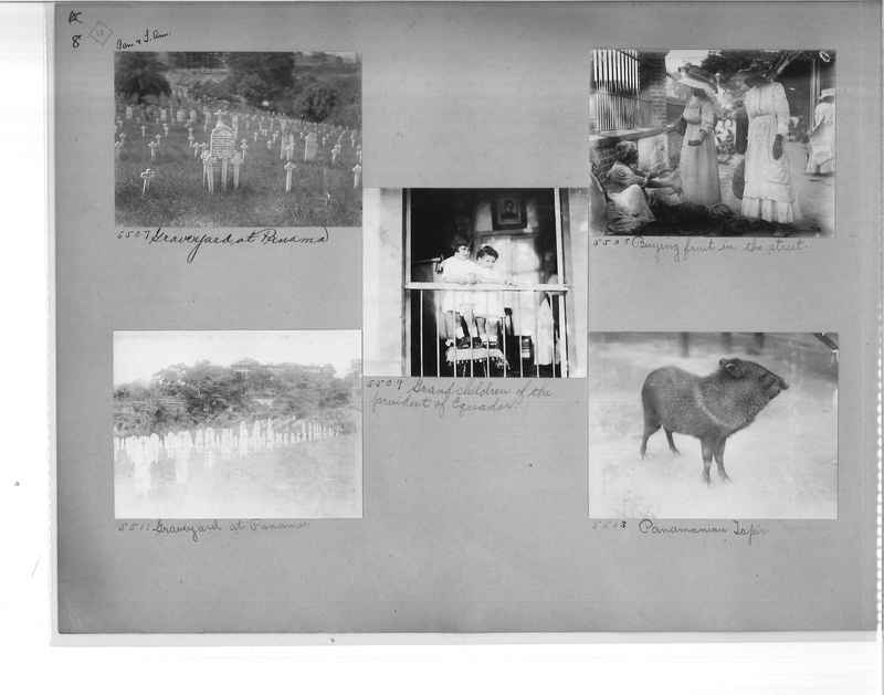 Mission Photograph Album - Panama #1 page  0008