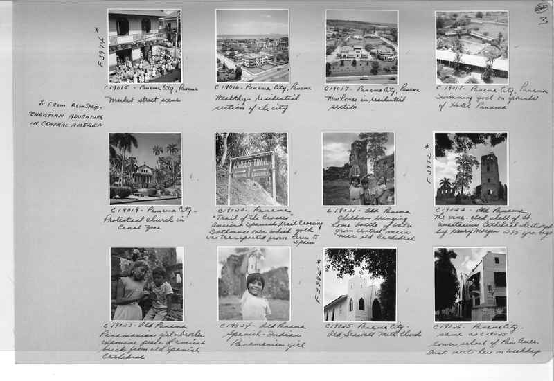 Mission Photograph Album - Panama #05 page 0003