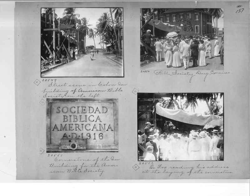 Mission Photograph Album - Panama #1 page  0157