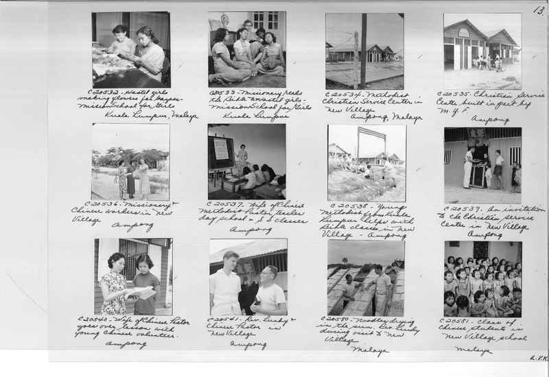 Mission Photograph Album - Malaysia #8 page 0013