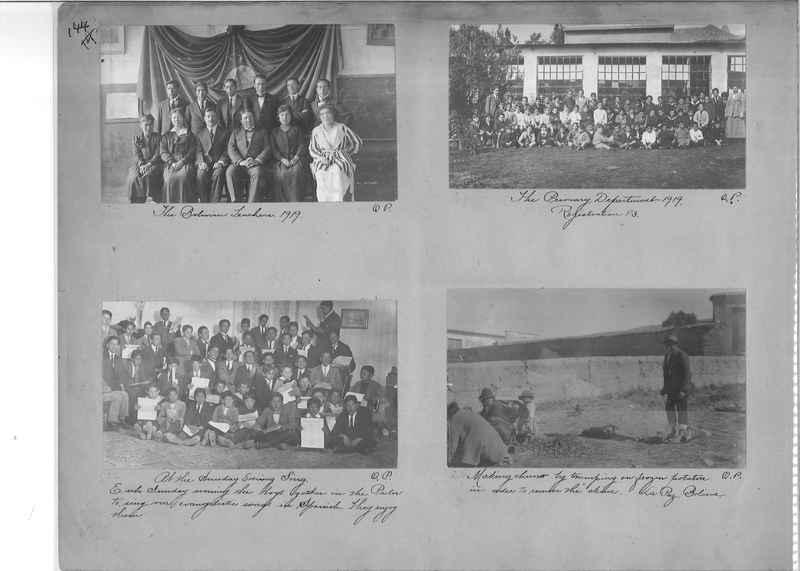 Mission Photograph Album - South America O.P. #1 page 0144