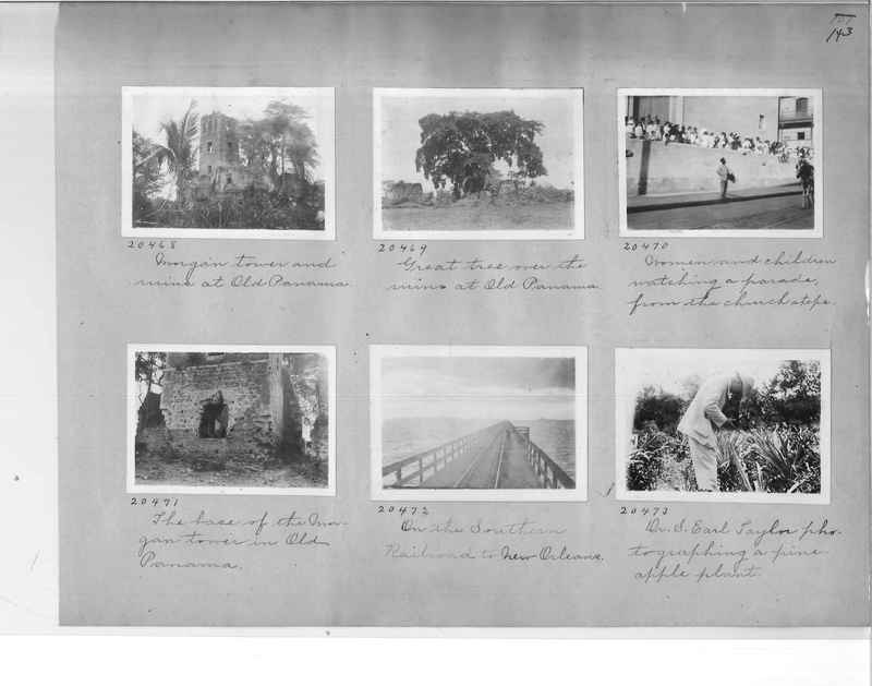 Mission Photograph Album - Panama #1 page  0143
