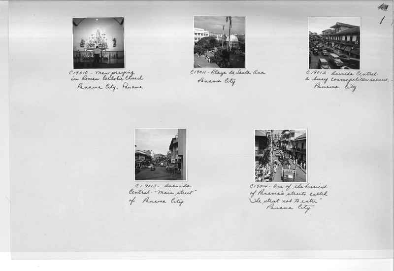 Mission Photograph Album - Panama #05 page 0001