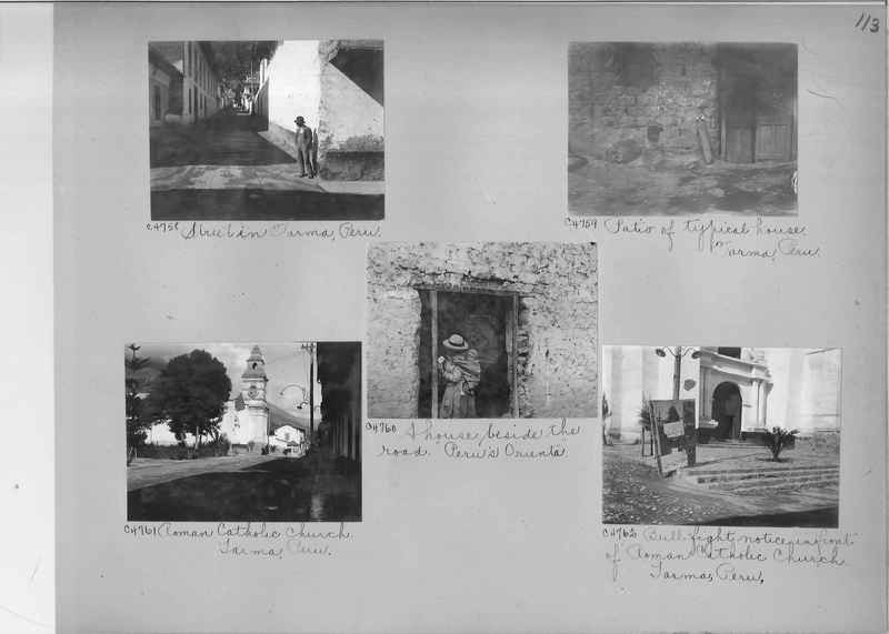 Misson Photograph Album - South America #8 page 0113