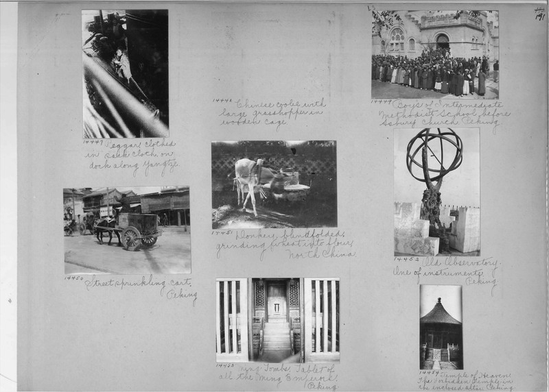 Mission Photograph Album - China #3 page  0191