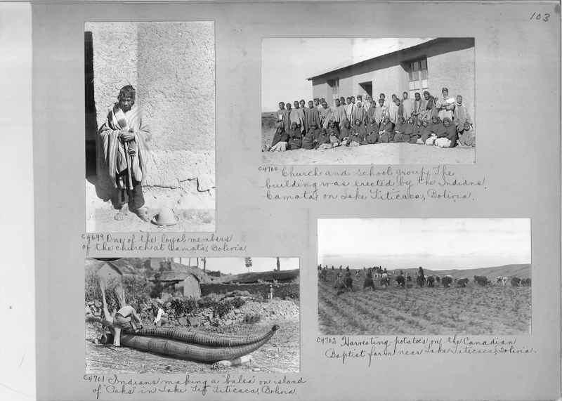 Misson Photograph Album - South America #8 page 0103