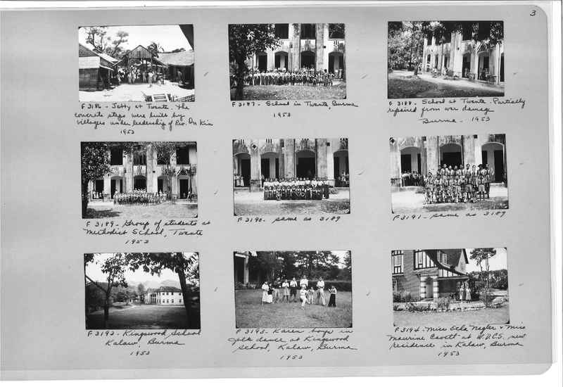 Mission Photograph Album - Burma #3 page 0003