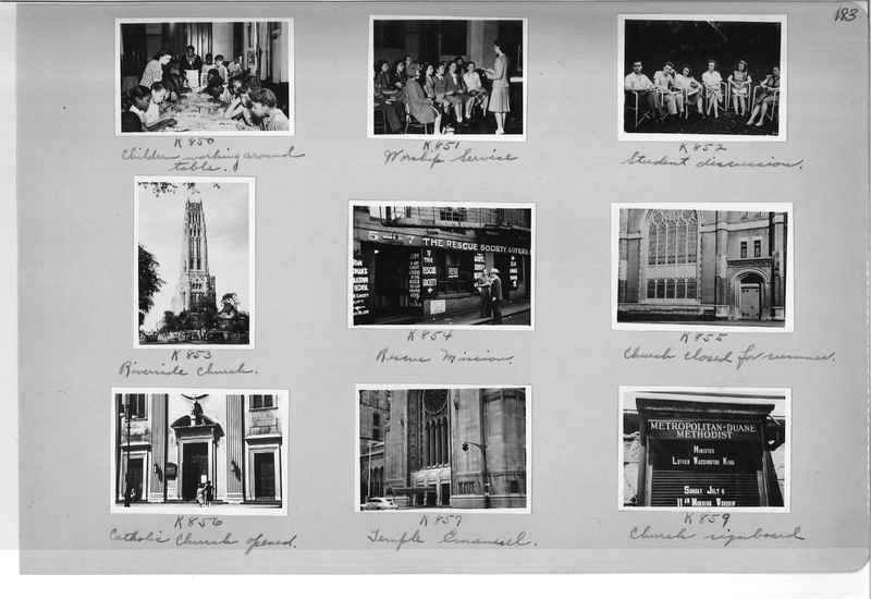 Mission Photograph Album - Cities #18 page 0183